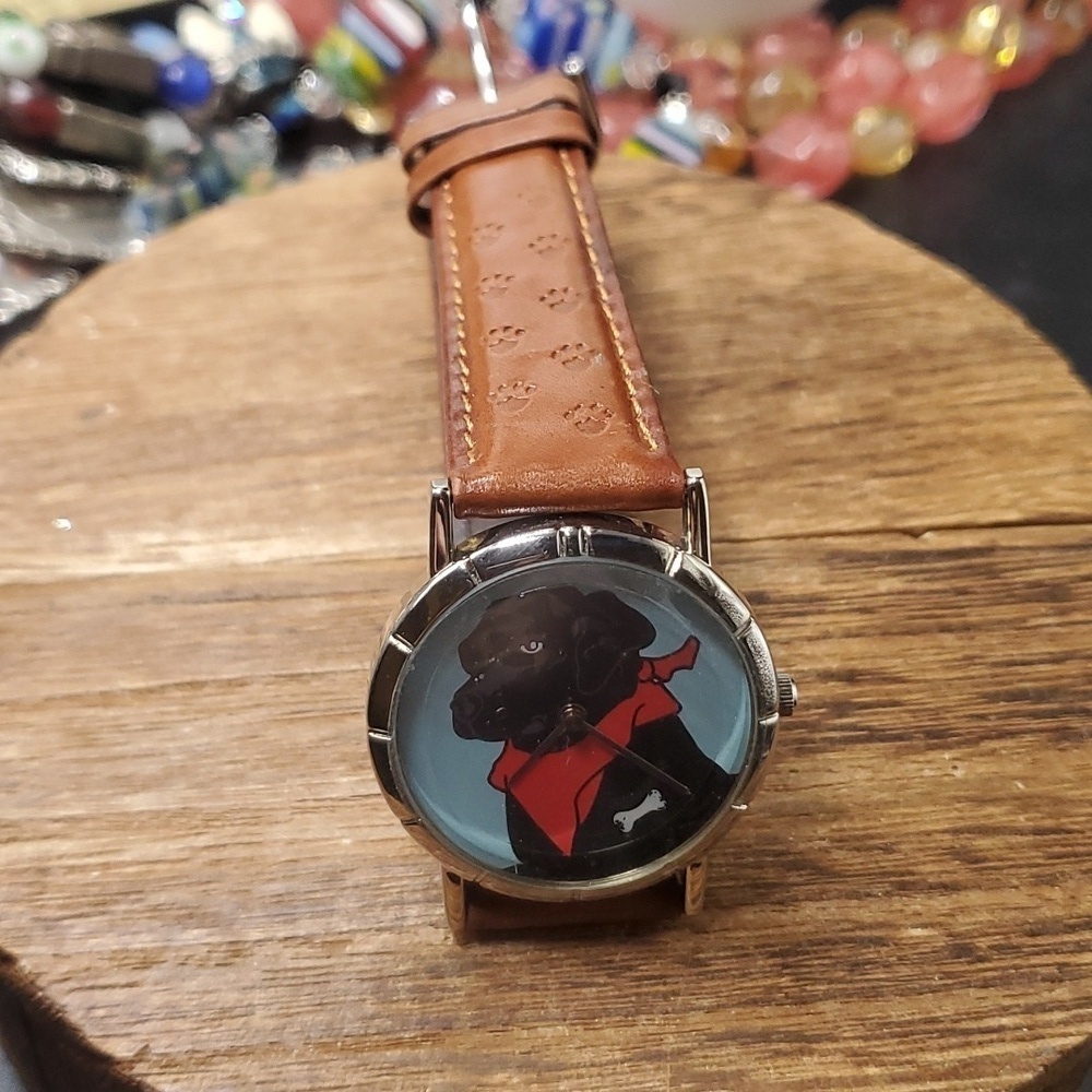 B3210 genuine leather dog watch needs batteries best of breed collectible
